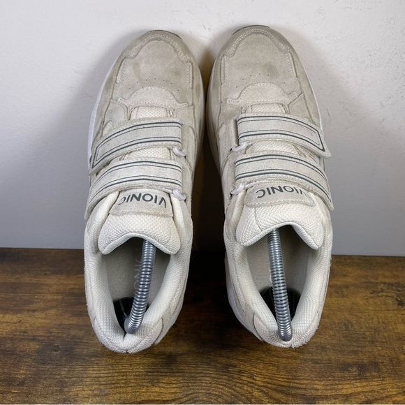 Vionic Tabi Tan White Shoes Sneakers size 8 - Picture 9 of 11